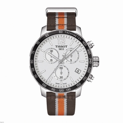 Tissot Watches : T095.417.17.037.34 Quickster NBA Teams Phoenix Suns Chronograph Date Nylon Men Watch