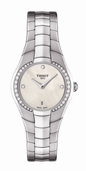 Tissot Watches : T096.009.61.116.00 Quartz Mother of Pearl Dial Diamond Stainless Steel Women Watch