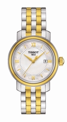 Tissot Watches : T097.010.22.118.00 Quartz Mother of Pearl Dial Date Two Tone Stainless Steel Women Watch