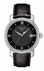 Tissot Watches : T097.410.16.058.00 Quartz Analog Date Black Leather Men Watch