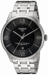 Tissot Watches : T099.407.11.058.00 Black Dial Stainless Steel Band Men Watch