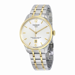 Tissot Watches : T099.407.22.037.00 Silver Dial Fixed Gold Pvd Band Men Watch