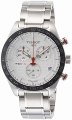 Tissot Watches : T100.417.11.031.00 Silver Dial Stainless Steel Band Men Watch