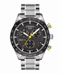 Tissot Watches : T100.417.11.051.00 Quartz Chronograph Date Stainless Steel Men Watch