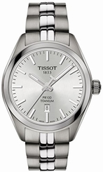 Tissot Watches : T101.210.44.031.00 Silver Dial Titanium Women Watch