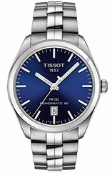 Tissot Watches : T101.407.11.041.00 Blue Dial Fixed Stainless Steel Band Men Watch