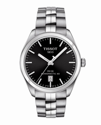 Tissot Watches : T101.407.11.051.00 Powermatic 80 Date Stainless Steel Men Watch