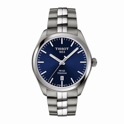 Tissot Watches : T101.410.44.041.00 Blue Dial Titanium Men Watch