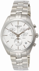 Tissot Watches : T101.417.11.031.00 White Dial Stainless Steel Men Watch