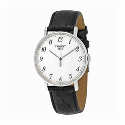 Tissot Watches : T109.410.16.032.00 Quartz Analog Black Leather Unisex Watch