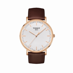 Tissot Watches : T109.610.36.031.00 White Dial Synthetic Leather Band Men Watch