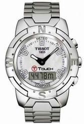 Tissot Watches : T33.7.688.81 Quartz Movement Titanium Men Watch