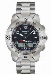 Tissot Watches : T33.7.788.51 T-Tactile T-Touch Titanium Sapphire Glass Men Watch
