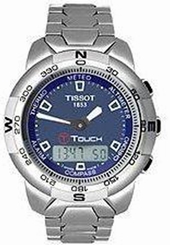 Tissot Watches : T33.7.888.41 Blue Dial Bidirectional Rotating Band Men Watch