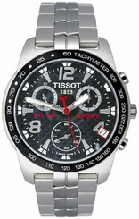 Tissot Watches : T34.1.788.52 Battery Operated Quartz Brushed With Polished Stainless Steel Black Carbon Dial Brushed With Polished Stainless Steel Band Men Watch