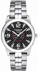 Tissot Watches : T34.1.881.92 Battery Operated Quartz Brushed Stainless Steel Black Dial Brushed Stainless Steel Band Men Watch