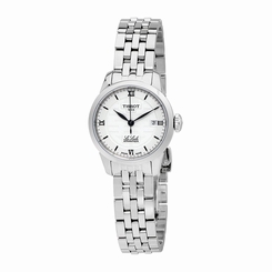 Tissot Watches : T41.1.183.35 Grey Dial Fixed Stainless Steel Band Women Watch