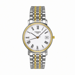 Tissot Watches : T52248113 Two Tone Bracelet Quartz Unisex Watch