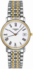 Tissot Watches : T52.2.481.13 T-Classic Desire Sapphire Glass Medium Size Unisex Men Watch