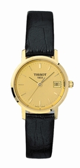 Tissot Watches : T71.3.114.21 Quartz 18ct Gold Date Women Watch