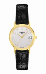 Tissot Watches : T71.3.114.31 Quartz 18ct Gold Date Women Watch