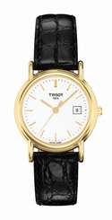 Fake AAA Tissot Watches : T71.3.129.11 Quartz Analog 18ct Gold Date Women Watch Watch