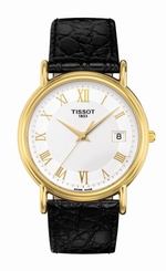 Tissot Watches : T71.3.429.13 Quartz 18ct Gold Date Roman Men Watch
