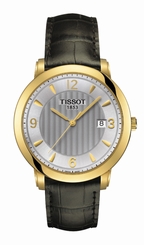 Tissot Watches : T71.3.450.64 Quartz Analog Date 18ct Gold Men Watch