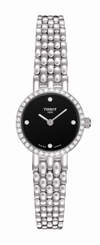 Tissot Watches : T74.5.112.56 Quartz 18ct White Gold Diamonds Bezel and Dial Women Watch