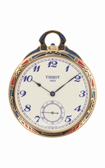 Tissot Watches : T82.3.608.12 Mechanical Hand Wind 18ct Gold Small Second Hand Unisex Watch