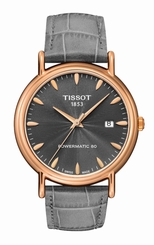 Tissot Watches : T907.407.76.081.00 Automatic Carson 18ct Gold Powermatic 80 Men Watch