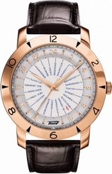 Tissot Watches : T915.641.76.037.00 Mechanical Hand-wind Navigator GMT Men Watch