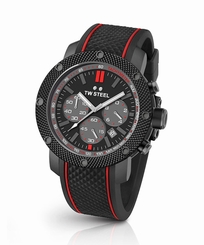 TW Steel Watches : TS6 Mick Doohan Tech Special Edition Chronograph Black Silicone Men Watch