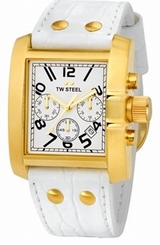 Tw Steel Watches : TW107 Quartz Chronograph Date 37mm Goliath Women Watch