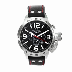 Tw Steel Watches : TW11 Quartz Chronograph Date 50mm Canteen Men Watch