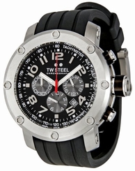 Tw Steel Watches : TW120 Quartz Chronograph Date 45mm Grandeur Tech Men Watch
