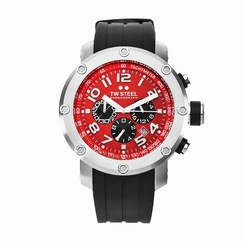 Tw Steel Watches : TW124 Quartz Chronograph Date 45mm Grandeur Tech Men Watch