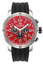 Tw Steel Watches : TW125 Quartz Chronograph Date 48mm Grandeur Tech Men Watch