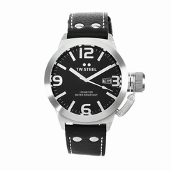 Tw Steel Watches : TW2 Quartz Date 45mm Canteen Men Watch
