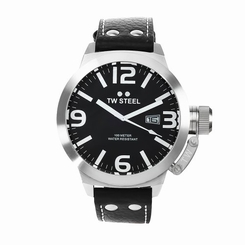 Tw Steel Watches : TW22 Quartz Date 50mm Canteen Men Watch