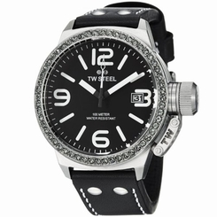Tw Steel Watches : TW37 Quartz Crystal Date 45mm Canteen Men Watch