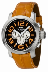 Tw Steel Watches : TW52 Quartz Chronograph Date 45mm Grandeur Men Watch