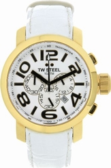 Tw Steel Watches : TW55 Quartz Chronograph Date 45mm Grandeur Men Watch