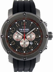 Tw Steel Watches : TW613 Quartz Chronograph Titanium Date 50mm Mick Doohan Edition Men Watch