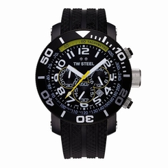 Tw Steel Watches : TW74 Quartz Chronograph Date 45mm Grandeur Diver Men Watch