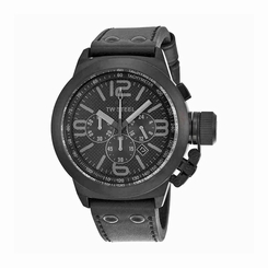 TW Steel Watches : TW843R Black Dial Fixed Black Pvd Band Men Watch