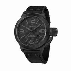 TW Steel Watches : TW844R Black Dial Fixed Black Pvd Band Men Watch