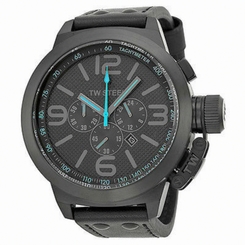 TW Steel Watches : TW905R Quartz Chronograph Gray Dial Date Gray Leather Men Watch