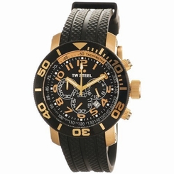 Tw Steel Watches : TW93 Quartz Chronograph Date 45mm Grandeur Diver Men Watch