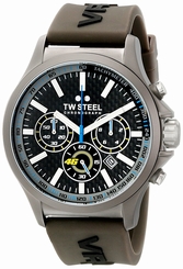 TW Steel Watches : TW935 Black Dial Silicone Men Watch